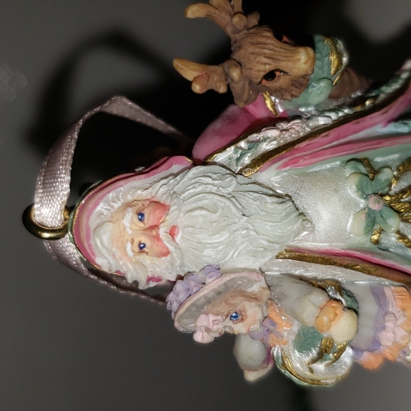 2001 San Francisco Music Box Company Victorian Santa Claus Ornament - Picture 2 of 4